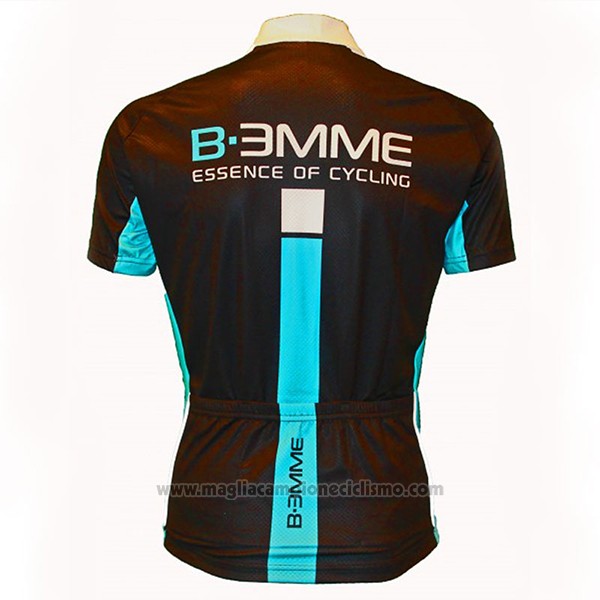2017 Abbigliamento Ciclismo Biemme Identity Nero e Blu Manica Corta e Salopette